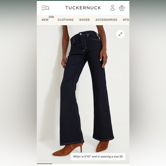 Tuckernuck | Citizens of Humanity Flare Dark Denim - Picture 3 of 12